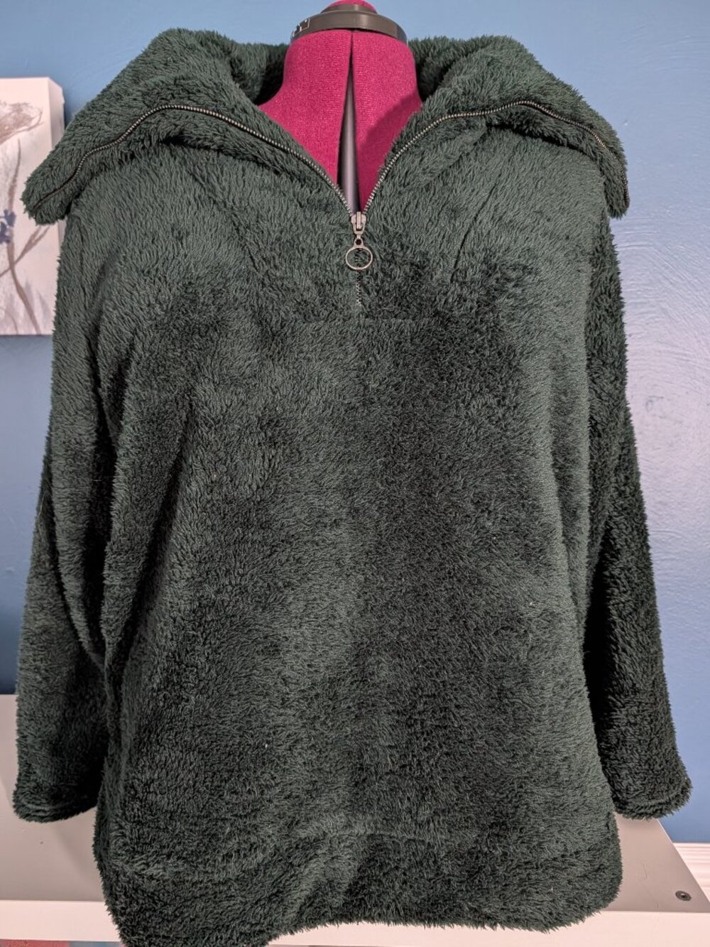 Lane Bryant fleece half zip jacket Size 18/20